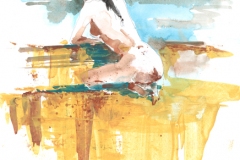 Watercolor by Pomothy László
