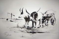Watercolor by Pomothy László