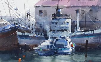 Watercolor by Pomothy László