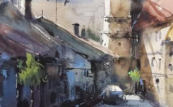 Watercolor by Pomothy László