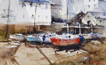 Watercolor by Pomothy László