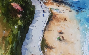 Watercolor by Pomothy László