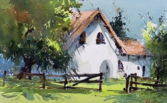 Watercolor by Pomothy László