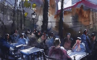 Watercolor by Pomothy László