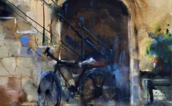 Watercolor by Pomothy László