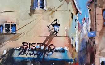 Watercolor by Pomothy László