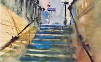 Watercolor by Pomothy László