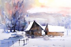 Watercolor by Pomothy László