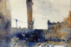 Watercolor by Pomothy László