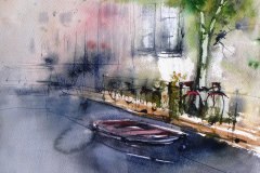 Watercolor by Pomothy László