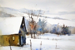 Watercolor by Pomothy László