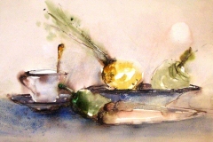 Watercolor by Pomothy László