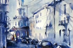 Watercolor by Pomothy László