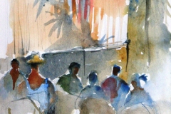 Watercolor by Pomothy László