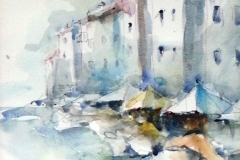 Watercolor by Pomothy László