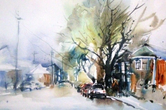 Watercolor by Pomothy László